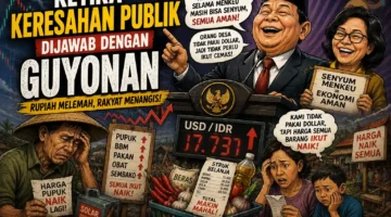 Ketika Keresahan Publik Dijawab dengan Guyonan